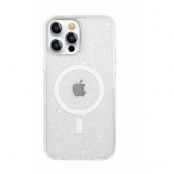 Kingxbar iPhone 13 Pro Skal Magsafe Magnetic PQY Elegant - Silver