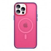 Kingxbar iPhone 13 Pro Skal Magsafe PQY Fluorescence - Röd