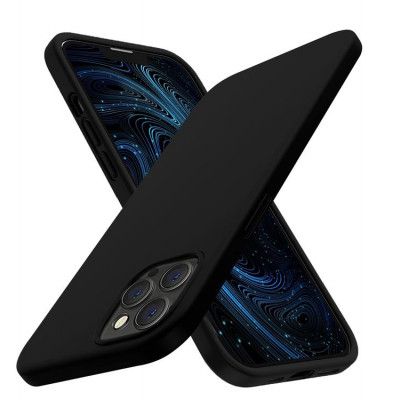 Liquid Silicone Skal iPhone 13 Pro - Svart