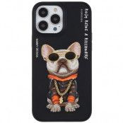 NIMMY iPhone 13 Pro Mobilskal Glasses PET - Pug Dog