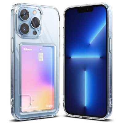 Ringke Fusion Korthållare Skal iPhone 13 Pro - Transparent
