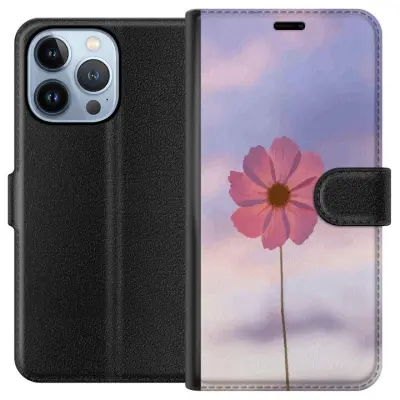 Plånboksfodral till Apple iPhone 13 Pro med Rosa blomma