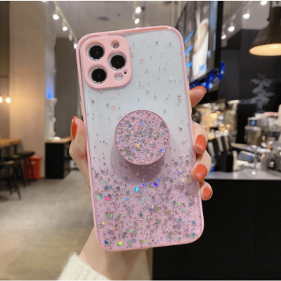 Round Pop Grip Skal iPhone 13 Pro - Rosa