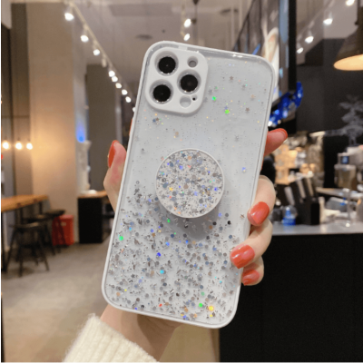 Round Pop Grip Skal iPhone 13 Pro - Vit