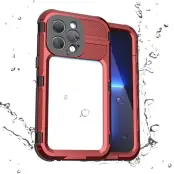 SHELLBOX M Series iPhone 13 Pro Fodral Vattentätt Röd