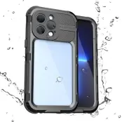 SHELLBOX M Series iPhone 13 Pro Vattentät Fodral Svart