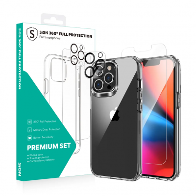 SiGN iPhone 13 Pro 360 Skyddspaket