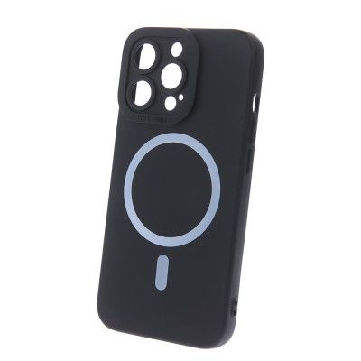 Silikon MagCase iPhone 13 Pro Skyddande Svart Mobilskal