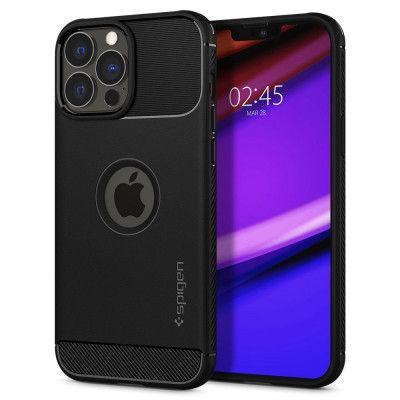 Spigen Rugged Armor iPhone 13 Pro - Matte Svart
