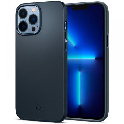 Spigen Thin Fit Skal iPhone 13 Pro - Navy Blå