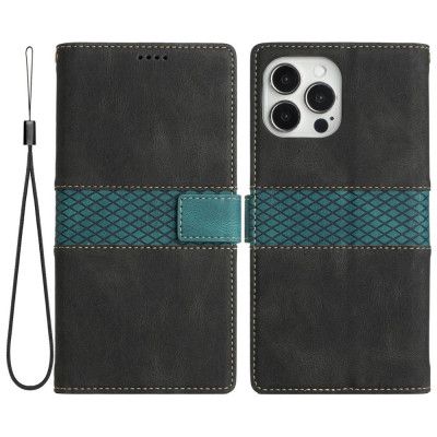 Splicing Design iPhone 13 Pro Plånboksfodral - Svart