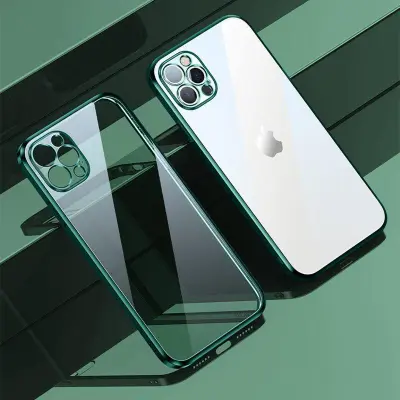 SULADA iPhone 13 Pro Mobilskal Full Protective Electroplating Grön