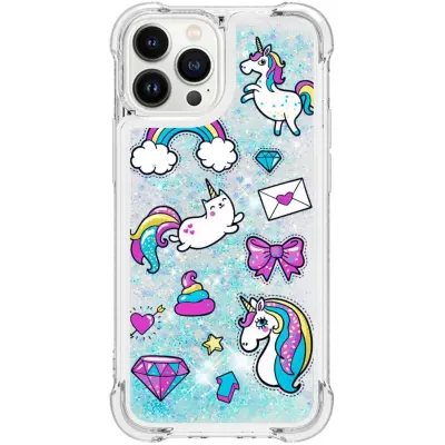 Trolsk Liquid Glitter Case - Kids Dream (iPhone 13 Pro)