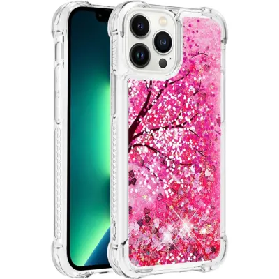 Trolsk Liquid Glitter Case - Pink (iPhone 13 Pro)