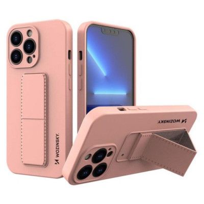 Wozinsky iPhone 13 Pro Skal med Kickstand - Rosa