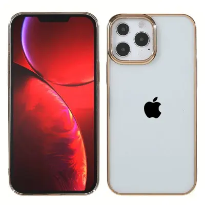 X-LEVEL iPhone 13 Pro Mobilskal Shockproof Slim Electroplating Guld