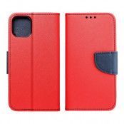 Xiaomi Redmi Note 13 Pro 4G Plånboksfodral Fancy - Röd