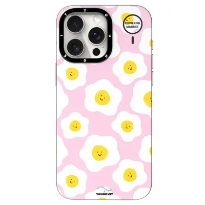 YOUNGKIT iPhone 13 Pro Mobilskal MUScx003-Poached Egg - Rosa