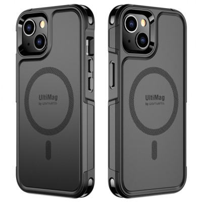 4smarts iPhone 13 Mobilskal Magsafe Defender - Svart