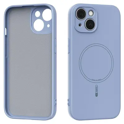 ABEEL iPhone 13 Mobilskal MagSafe Kompatibel Blå