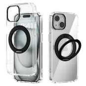 ABEEL Q-LUCK iPhone 13 Skal Shockproof Med Kickstand Svart