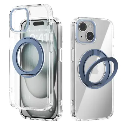 ABEEL Q-LUCK iPhone 13 Mobilskal Shockproof TPU + PC - Blå