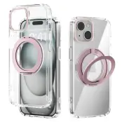 ABEEL Q-LUCK iPhone 13 Skal Shockproof TPU + PC - Rosa