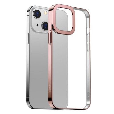 Baseus Glitter Electroplating Skal iPhone 13 - Rosa