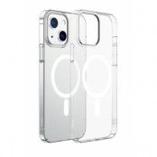 Baseus iPhone 13 Skal Magsafe Crystal Magnetic Och Härdat Glas - Transparent