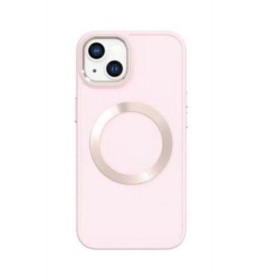 BOOM iPhone 13 Skal Magsafe Liquid Silicone - Rosa