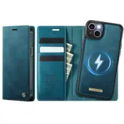 CASEME C49 iPhone 13 Fodral MagSafe RFID-Skydd Grön