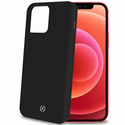 Celly iPhone 13 Mobilskal Cromo Soft Rubber - Svart