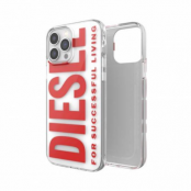 Diesel iPhone 13 Skal Clear Graphic  Vit/Röd