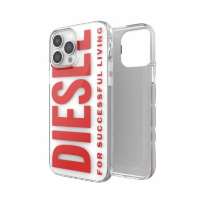 Diesel iPhone 13 Skal Clear Graphic  Vit/Röd
