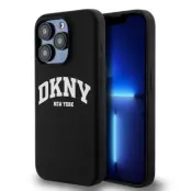 DKNY iPhone 13/13 Pro Mobilskal MagSafe Silikon Vit Logo