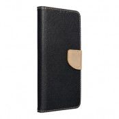 Fancy Plånboksfodral till iPhone 13 Svart / Guld