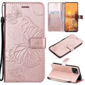 Fjärilar Plånboksfodral iPhone 13 - Rose Gold