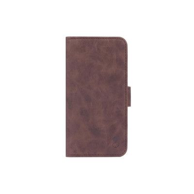 GEAR Mobilfodral Nubuck PU iPhone 13 - Brun