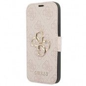 Guess 4G Big Metal Logo Fodral iPhone 13 mini - Rosa