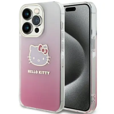 Hello Kitty iPhone 13 Pro Mobilskal Kitty Head - Rosa