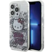 Hello Kitty iPhone 13 Pro Mobilskal Kitty On Bricks Graffiti - Vit