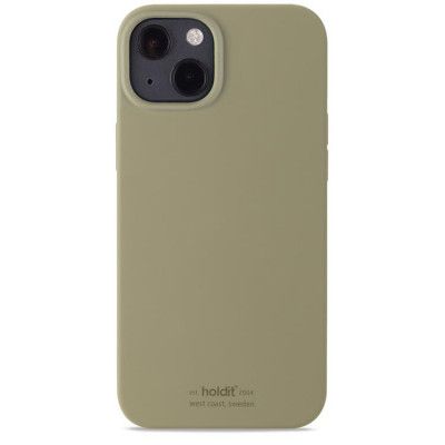 Holdit iPhone 13 Skal Silikon - Khaki Grön