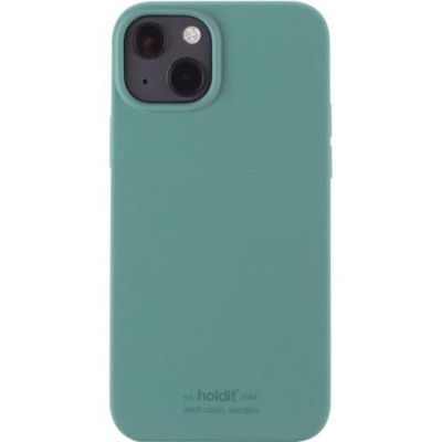 Holdit Silicone Skal iPhone 13 - MossGrön