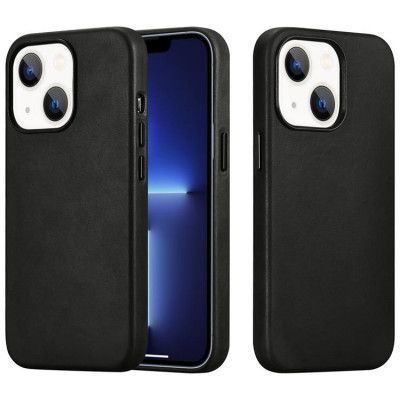 iCarer CH Magsafe Läder Skal iPhone 13 - Svart