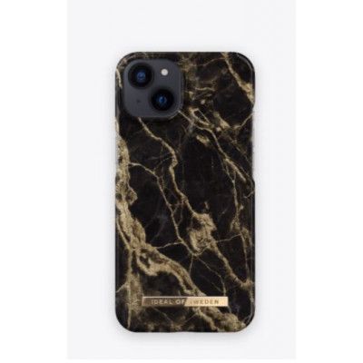 iDeal of Sweden Fashion Skal iPhone 13 - Golden Smoke Marble