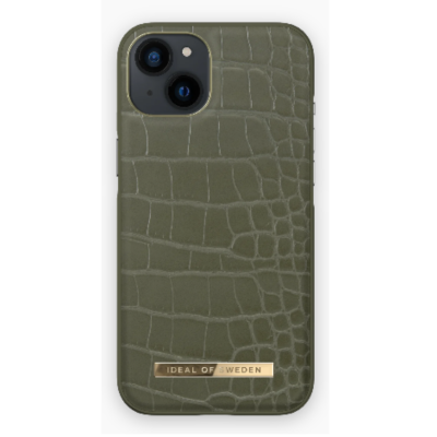 Ideal of Sweden iPhone 13 Skal Atelier - Khaki Croco