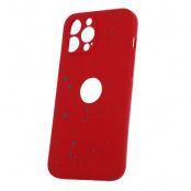 iPhone 13 Granitskal Rött Stöttåligt Skyddsfodral