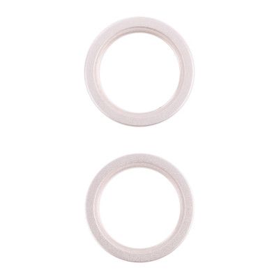iPhone 13 Kameraring - 2-pack - Vit