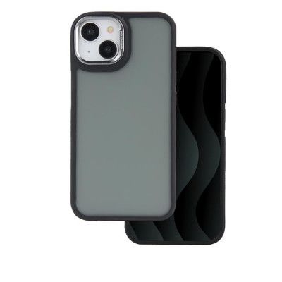 iPhone 13 Mobilskal Crystal Black - Grå