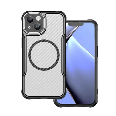 iPhone 13 Mobilskal MagSafe Defender Carbon - Svart